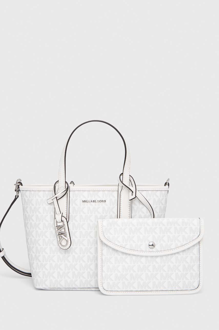 SS23-TOD2A0-00X_F1 MICHAEL Michael Kors poseta culoarea alb - imagine 1
