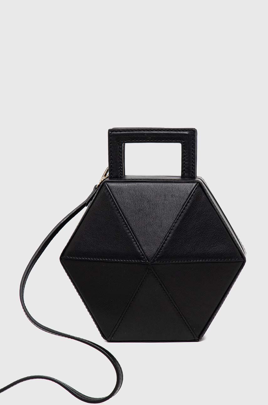 SS23-TOD2A3-99X_F1 Alohas poseta culoarea negru - imagine 1