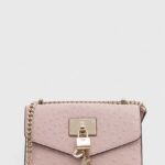 Dkny poseta de piele culoarea roz