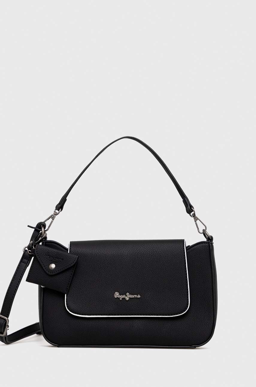 SS23-TOD2GA-99X_F1 Pepe Jeans poseta culoarea negru - imagine 1