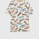 Birba&Trybeyond tricou de bumbac pentru copii culoarea alb, modelator