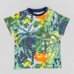 zippy tricou din bumbac pentru bebelusi culoarea verde, modelator