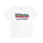 Marc Jacobs tricou de bumbac pentru copii culoarea alb