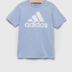adidas tricou de bumbac pentru copii U BL cu imprimeu