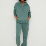 Answear Lab trening din bumbac culoarea verde