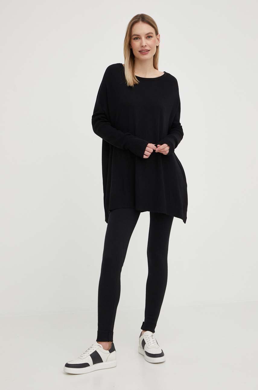 WW23-DKD01B-99X_F1 Answear Lab culoarea negru - imagine 1