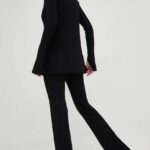 Answear Lab compleu femei, culoarea negru