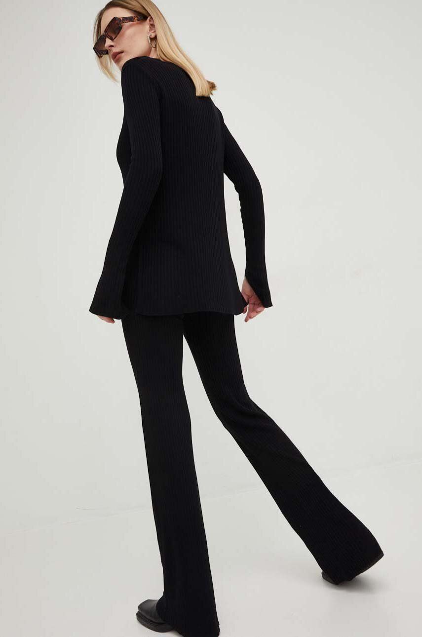 WW23-DKD01E-99X_F1 Answear Lab compleu femei, culoarea negru - imagine 1