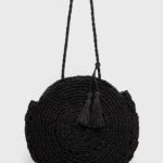 Answear Lab poseta culoarea negru