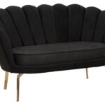 Mauro Ferretti CANAPEA VIENNA PLUS NEGRA CM 136X76X78