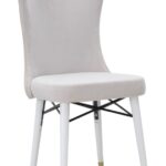 Scaun Mimoza Crem Set 2Buc Cm 40X65X99