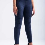 Blugi dama marimi mari tip colant bleumarin 7XL (54)