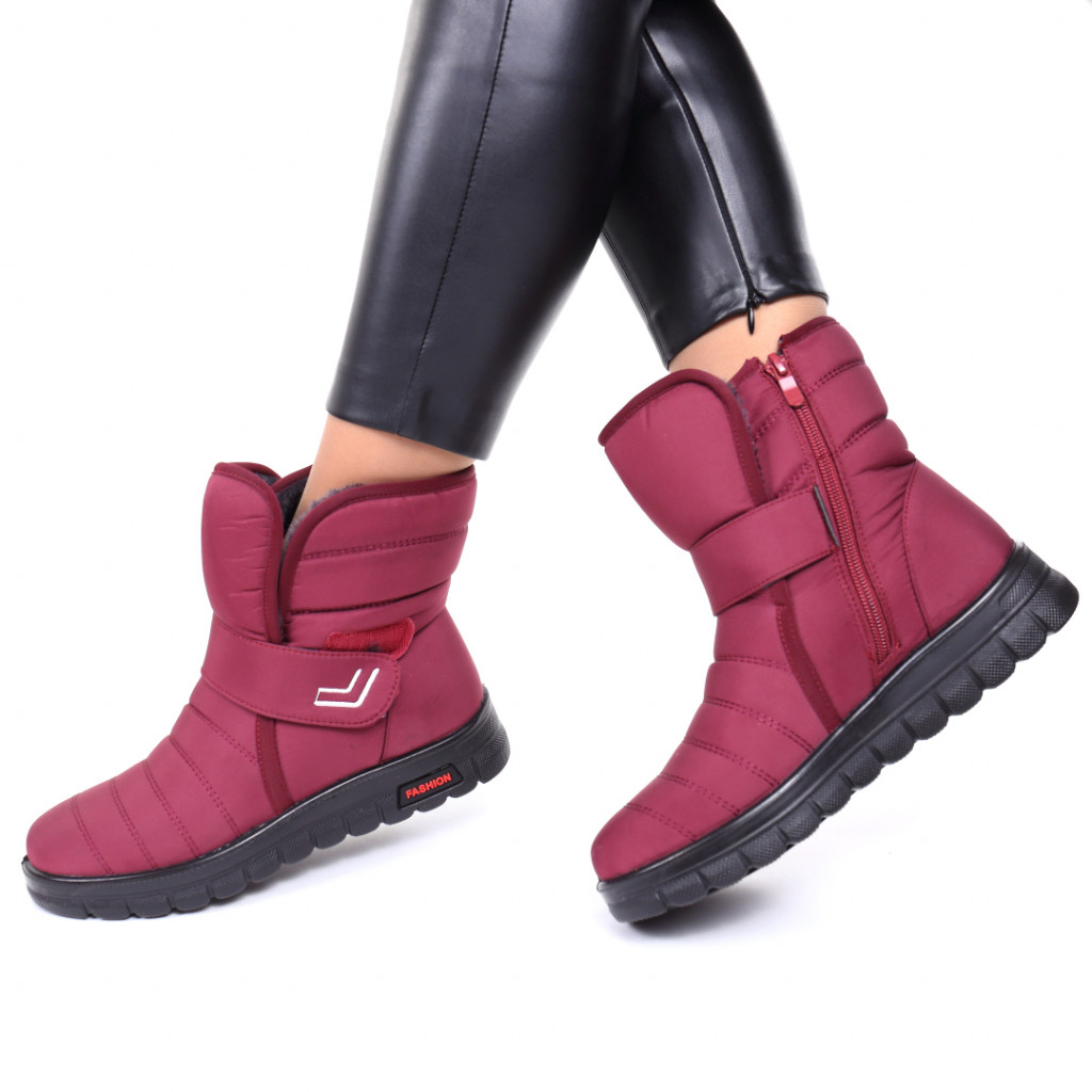 ghete-imblanite-bordo-nur13667 Ghete Femei imblanite bordo Nur - imagine 1