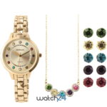 Set Ceas dama, colier, 6 perechi cercei