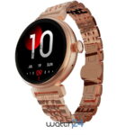 SmartWatch Aura cu Apel Bluetooth, 1.04 inch (340*340), Rezistenta la apa IP68, BPM, SPO2, Ciclu menstrual, Moduri sport, Vreme, Monitorizare somn, Rose