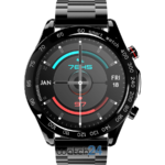 SmartWatch FutureGoPro cu Bluetooth 5.0, 1.32 inch FullHd Display (360*360), Rezistenta la apa IP68, BPM, MMHG, SPO2, Baterie 20 zile, Moduri sport, Vreme, Monitorizare somn, Negru