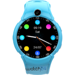 SmartWatch pentru copii Wonlex cu Functie Telefon (SIM), 4G - Compatibil Digi, GPS, SOS, Apel Video, Calculator, Alarma, Functie Monitorizare, CT05, Bleu