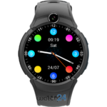 SmartWatch pentru copii Wonlex cu Functie Telefon (SIM), 4G - Compatibil Digi, GPS, SOS, Apel Video, Calculator, Alarma, Functie Spion, CT05, Negru