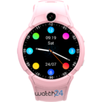 SmartWatch pentru copii Wonlex cu Functie Telefon (SIM), 4G - Compatibil Digi, GPS, SOS, Apel Video, Calculator, Alarma, Functie Spion, CT05, Roz