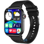 SmartWatch cu display 1.96 inch, baterie 300mAh, Apel Bluetooth, Bataile inimii, Nivel oxigen, Tensiune arteriala, Moduri sport, Calorii, Vreme, Monitorizare somn S612