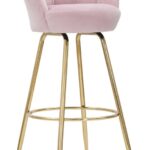 Mauro Ferretti Scaun de bar VIENNA ROZ CM 55X53X110