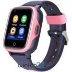 SmartWatch pentru copii Wonlex cu Functie Telefon (SIM), 4G - Compatibil DIGI, GPS, SOS, Apel Video, Functie Spion, Calculator, CT15 Roz