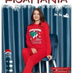 Pijama vatuita "Merry Christmas& Happy New Year", rosie