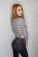 Body Zebra cu maneca lunga - imagine 2