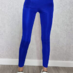 Colanti lycra Marvie cu talie inalta, Albastru