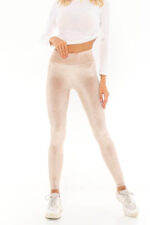 Colanti modelatori Livia din catifea crem