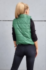 Vesta scurta de fas Pamela, Verde - imagine 2