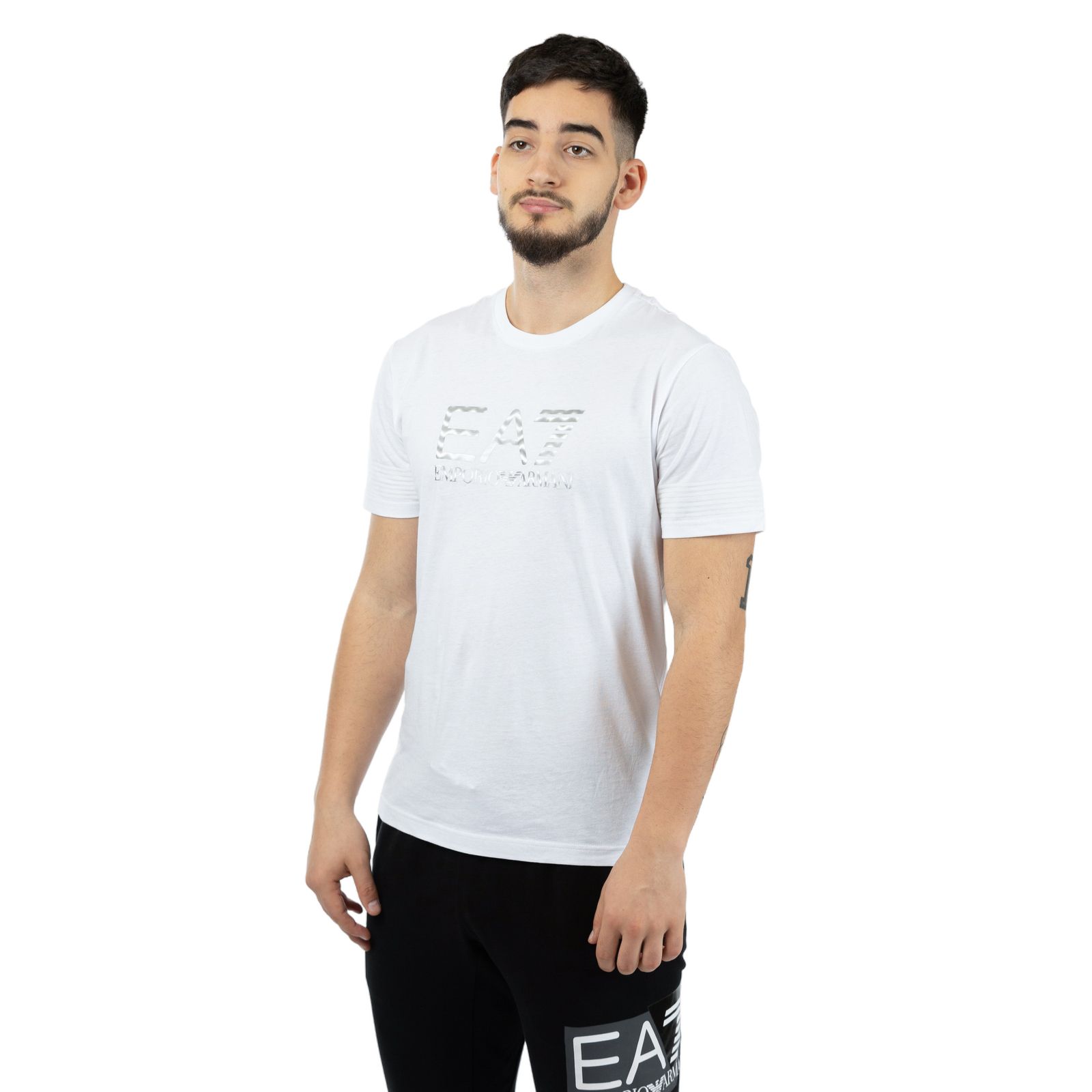 Emporio-Armani-EA7-7-Lines-M-Tee-SS-6RPT37PJ3BZ01100-1_full Tricou EMPORIO ARMANI EA7 pentru barbati 7 LINES M TEE SS - 6RPT37PJ3BZ01100 - imagine 1