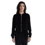 Hanorac EMPORIO ARMANI EA7 pentru femei TRAIN ATHLETIC VELOUR W HOODIE FZ - 6LTM31TJDWZ01200