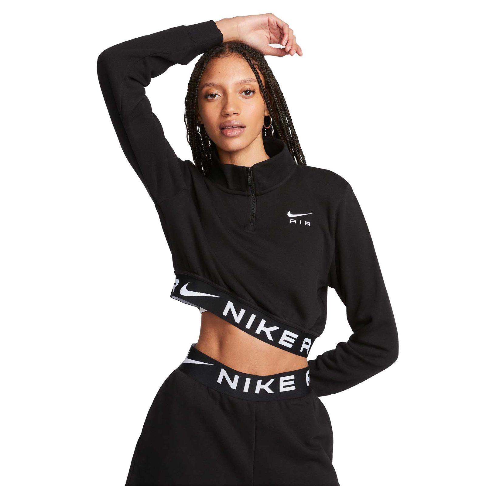 Nike-AIR-FLC-TOP-FB8067010-1_full Bluza NIKE pentru femei AIR FLC TOP - FB8067010 - imagine 1