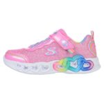 Pantofi sport SKECHERS pentru copii INFINITE HEART LIGHT - 303751LPKMT