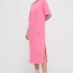 Arini Excinge rochie culoarea rosu, midi, drept