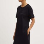 Arini Excinge rochie in bumbac culoareinegru, ini, drept,inYAGY YJ68Z
