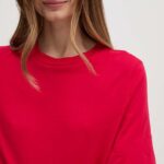 United Colors of Benetton tricou din bumbac femei, culoarea rosu