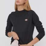 Dickies Longsleeve din bumbac culoarea negru