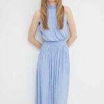 Samsoe Samsoe rochie maxi, evazati