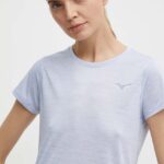 Mizuno tricou de alergare Impulse core culoarea violet