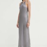 2NDDAY rochieinD Alba TT - Fluid Sain culoarea gri, maxi, drept, 2244127222