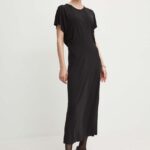 Day Birger et Mikkelin rochie Ainza - Day Wish culoareinegru, midi, evazati, DAY65243195