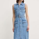 Pepe Jins rochie jins LIZ ini, evazati, PL953550