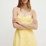 Bardot rochie CLAinA culoarea galin, ini, evazati, 59396DB