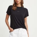 BOSS tricou femei, culoarea negru, 50525711
