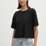 Dkny tricou femei, culoarea negru, DJ4T1178