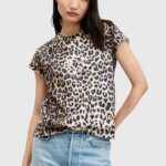 AllSaints tricou din bumbac TIEPO ANNA femei, W096JA