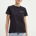 Karl Lagerfeld tricou din bumbac femei, culoarea negru, 245W1714