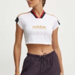 adidas tricou copii Tiro femei, culoarea alb, IW6800